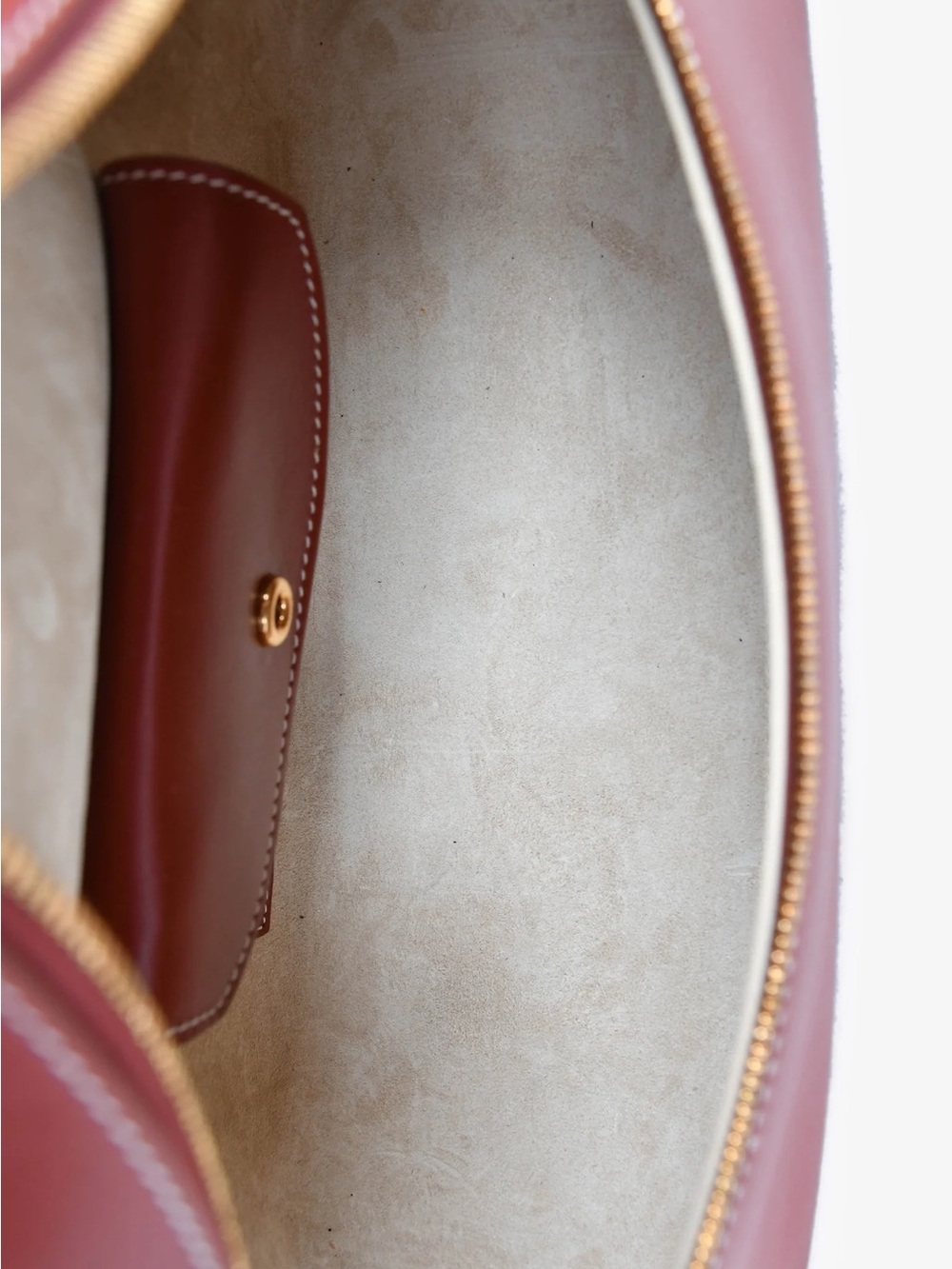 Loro Piana dark red L27 crossbody bag - Picture 4 of 6